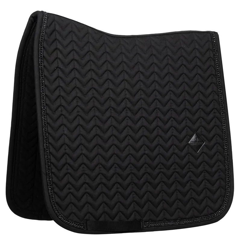 Kentucky Metal Chain Dressage Saddle Pad - Black