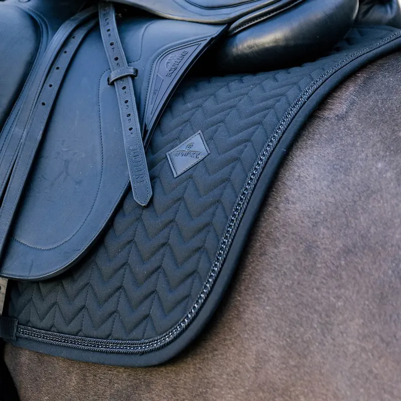 Kentucky Metal Chain Dressage Saddle Pad - Black-3
