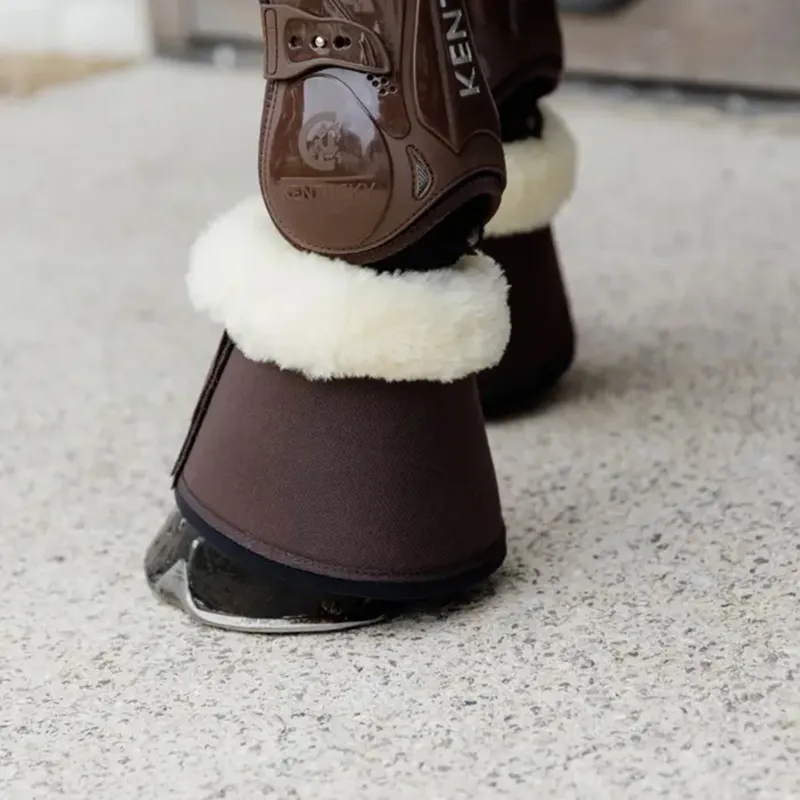Kentucky Solimbra Sheepskin Bell Boots - Brown/Natural-1