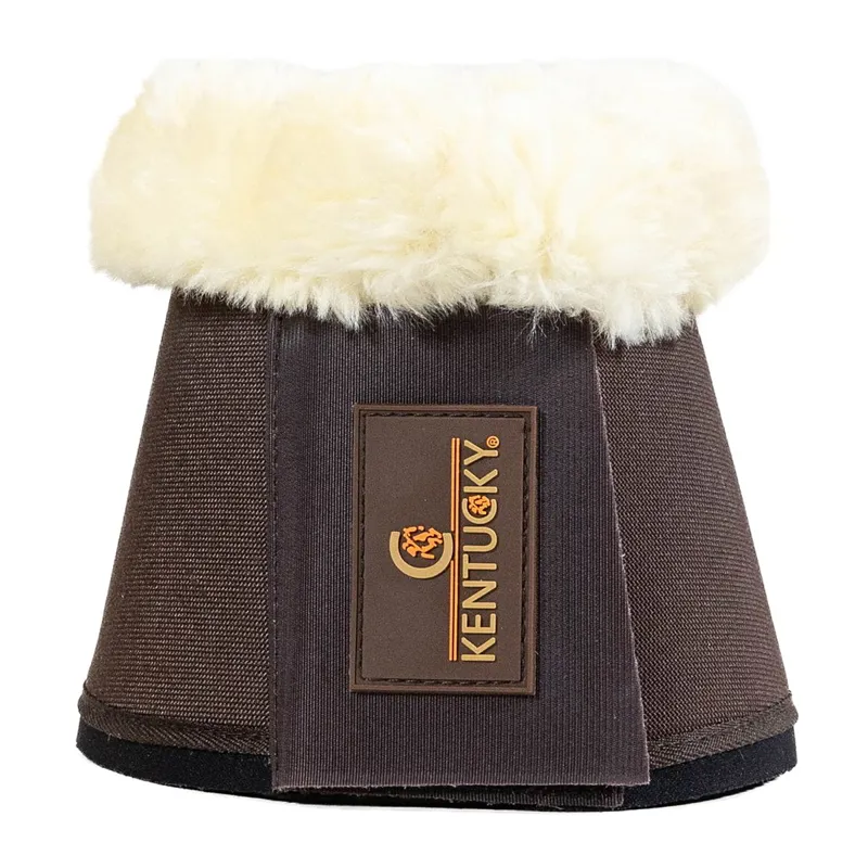 Kentucky Solimbra Sheepskin Bell Boots - Brown/Natural