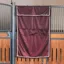 Kentucky Waterproof Classic Stable Curtain with Pockets - Bordeaux