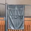 Kentucky Waterproof Classic Stall Curtain with Pockets - Grey