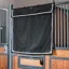 Kentucky Waterproof Short Classic Stall Curtain - Black/Silver/White