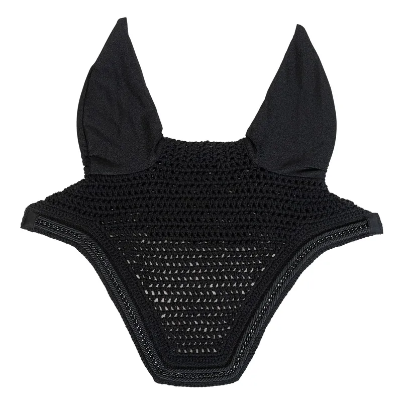 Kentucky Wellington Metal Chain Fly Bonnet - Black