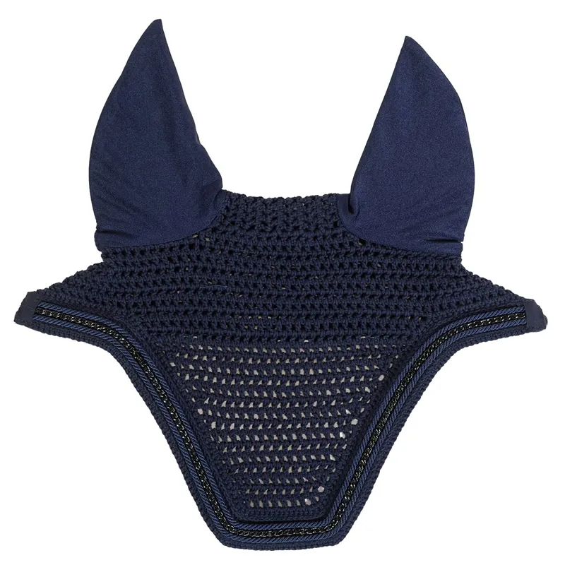 Kentucky Wellington Metal Chain Fly Bonnet - Navy