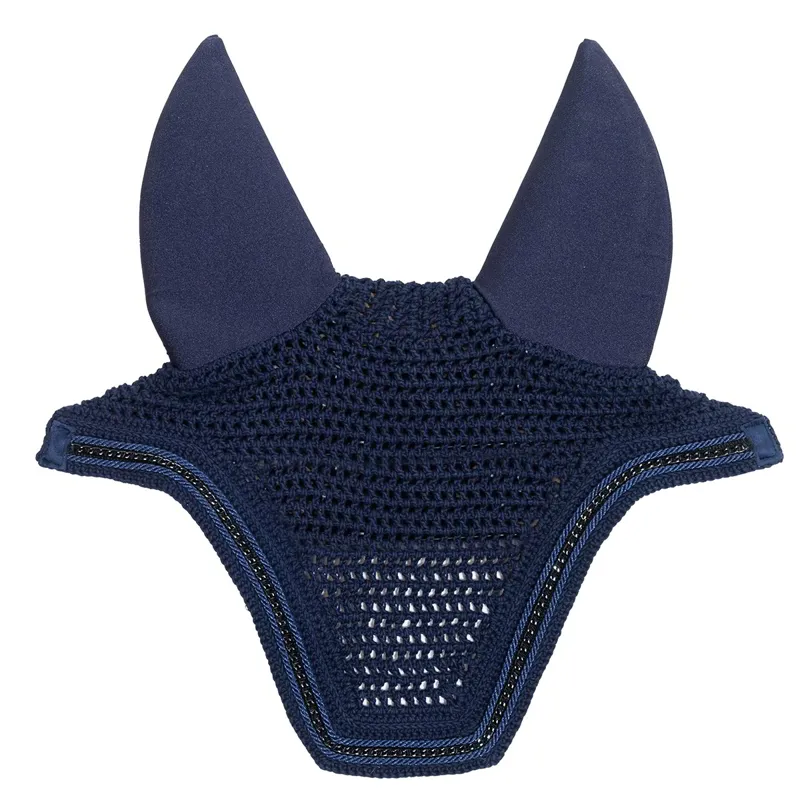 Kentucky Wellington Metal Chain Soundless Fly Bonnet - Navy