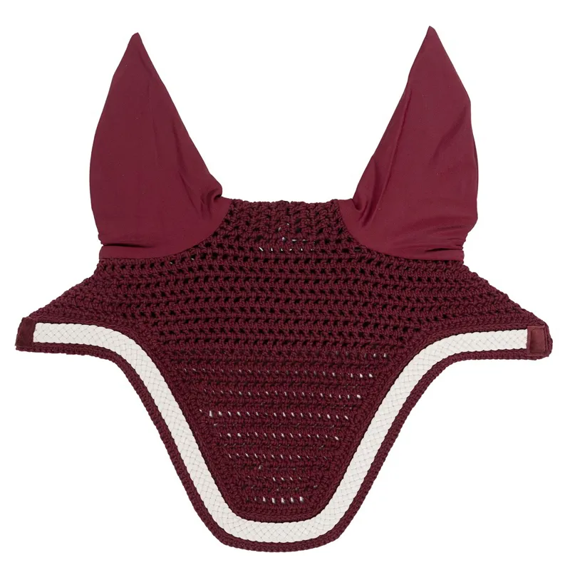 Kentucky Wellington Braided Cord Fly Bonnet - Bordeaux