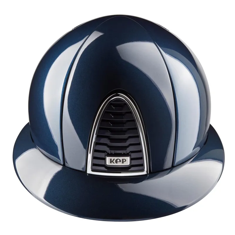 KEP Cromo 2.0 Polo Shine Riding Helmet - Blue