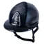 KEP Cromo 2.0 Polo Shine/Suede Nebula Riding Helmet - Blue/Silver