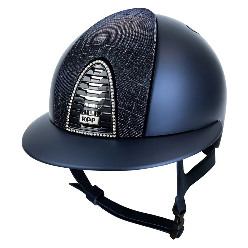 KEP Cromo 2.0 Polo Textile/Galaxy Fabric Helmet - Blue/Dark Blue