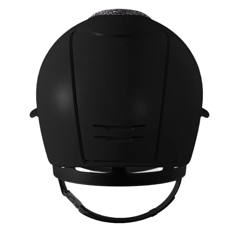 KEP Cromo 2.0 Polo Textile/Klimt Riding Helmet - Black/Silver-1