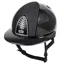KEP Cromo 2.0 Polo Shine/Star Fabric Riding Helmet - Black/Silver