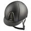 KEP Cromo 2.0 Standard Matt Crystal Logo Riding Helmet - Black/Chrome
