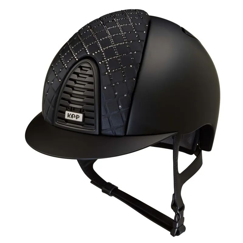 KEP Cromo 2.0 Textile/Milano Satin Street Riding Helmet - Black
