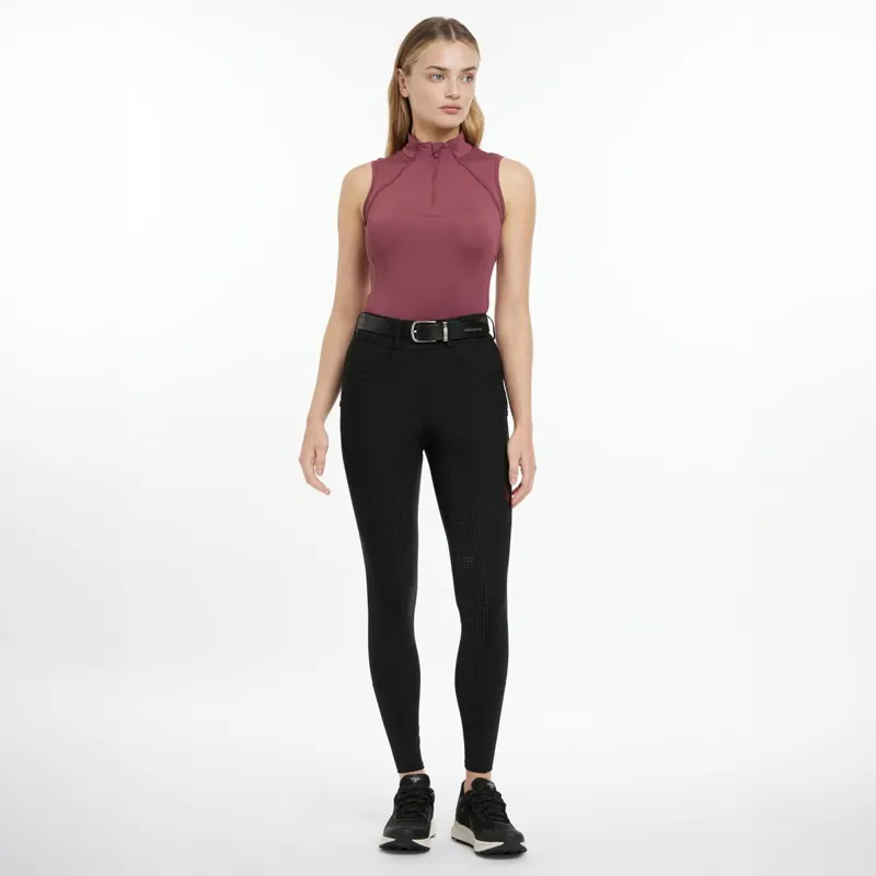 LeMieux Amy Full Grip Womens Bregging Riding Tights - Black-3