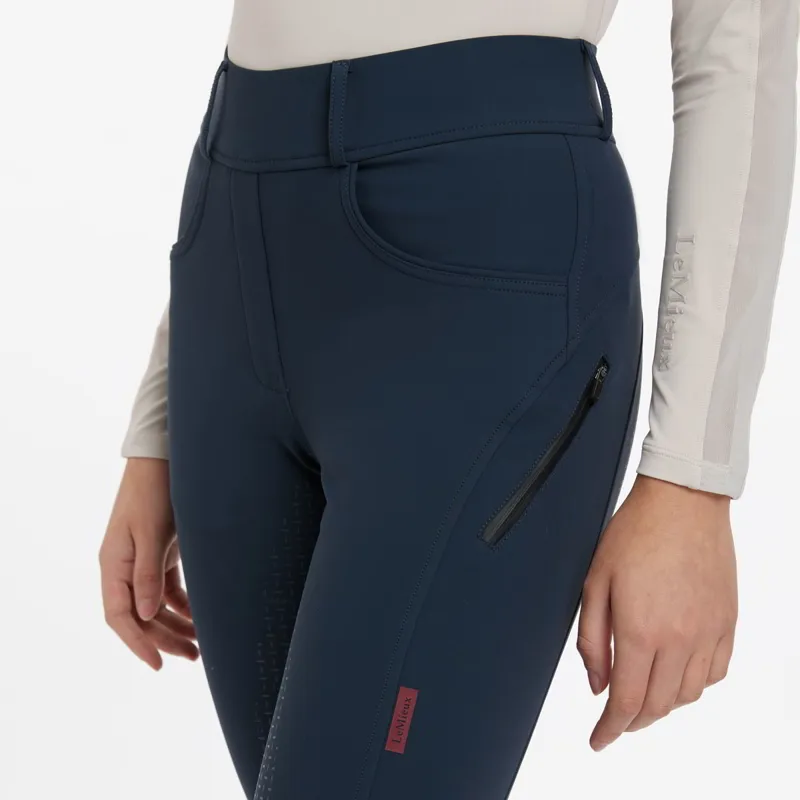 LeMieux Amy Full Grip Women's Breggings Riding Tights - Navy-1