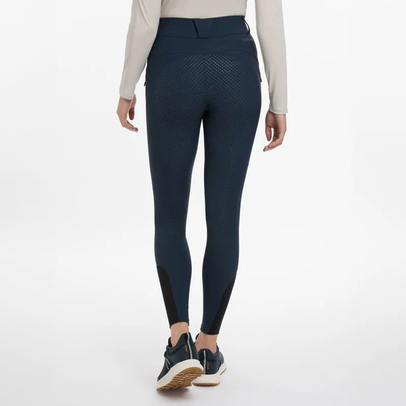 LeMieux Amy Full Grip Women's Breggings Riding Tights - Navy-2