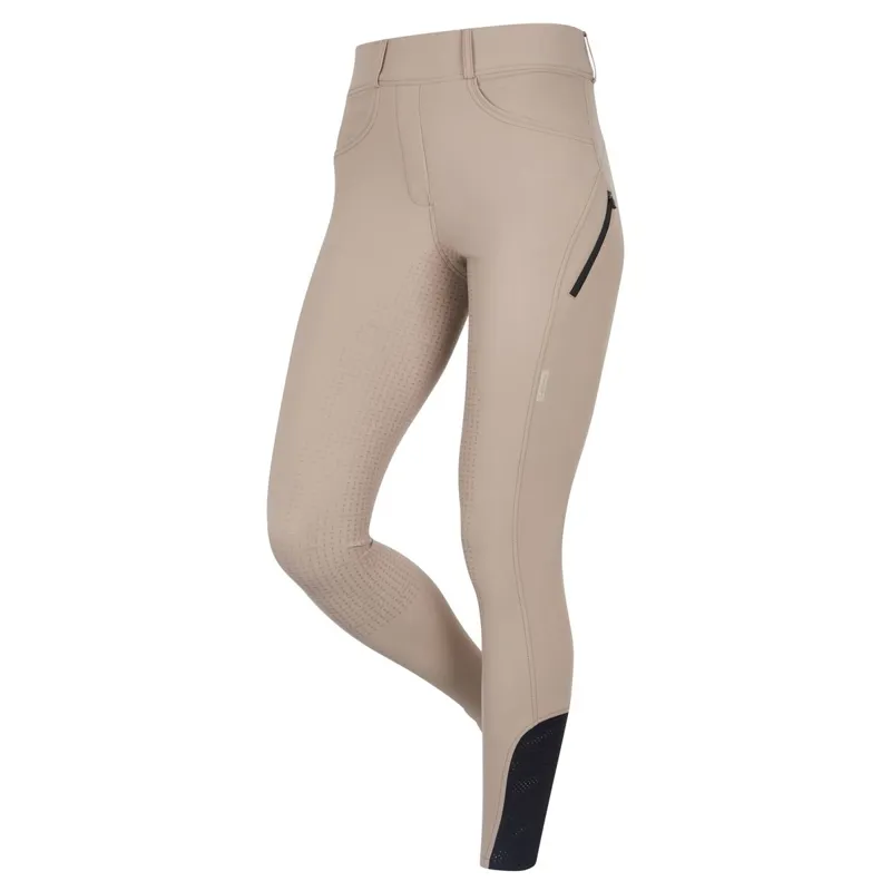 LeMieux Amy Full Grip Womens Bregging Riding Tights - Pecan
