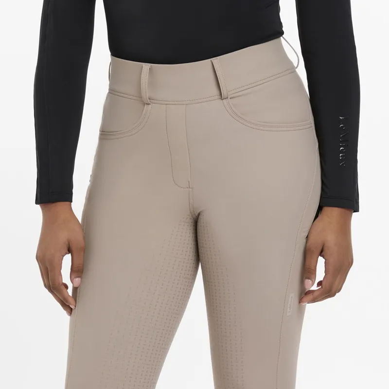 LeMieux Amy Full Grip Womens Bregging Riding Tights - Pecan-2