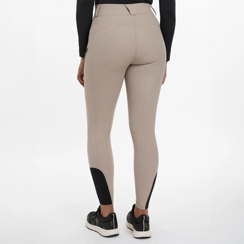 LeMieux Amy Full Grip Womens Bregging Riding Tights - Pecan-1