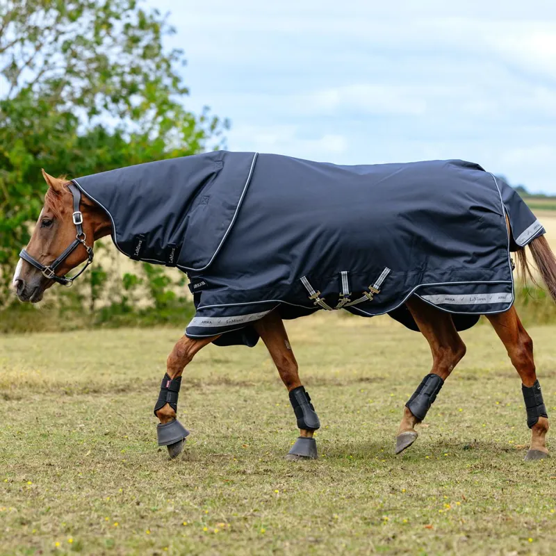 LeMieux Arika Storm-Tek Detachable Neck 100g Turnout Blanket - Navy