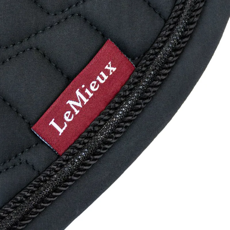 LeMieux Brilliance Close Contact Saddle Pad - Black-4