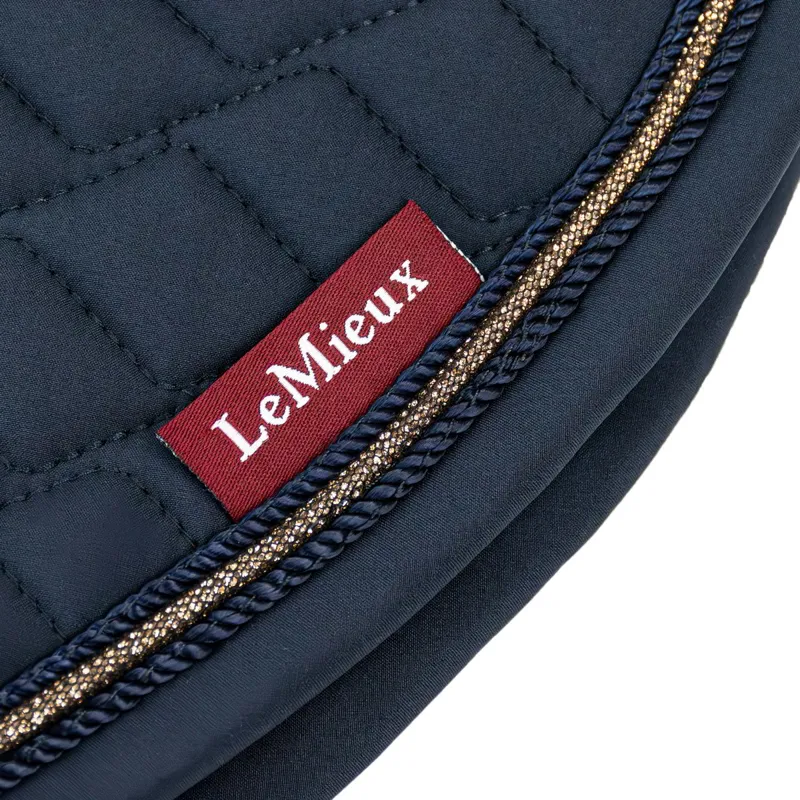 LeMieux Brilliance Close Contact Saddle Pad - Navy-5