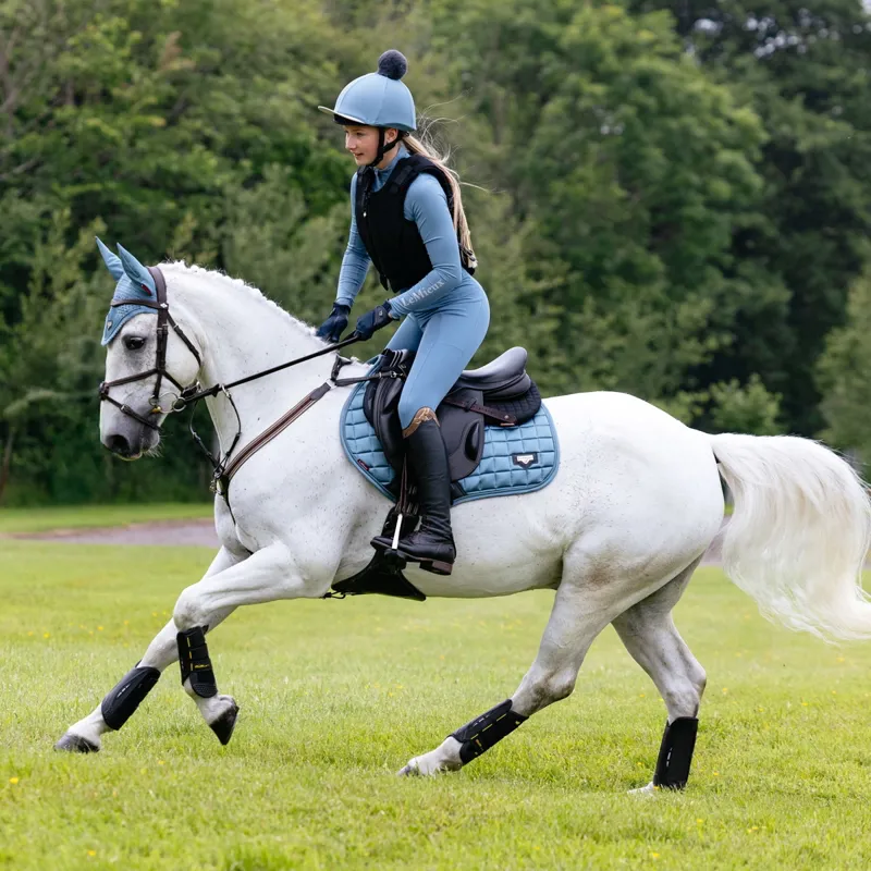 LeMieux Classic Loire Close Contact Saddle Pad - Ice Blue-1