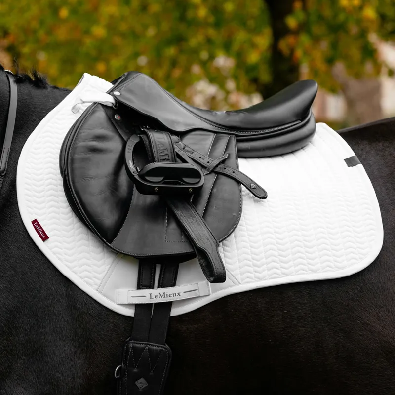 LeMieux Essence Eurojump Square - White-1