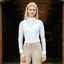 LeMieux Young Rider Eva Long Sleeve Competition Shirt - White
