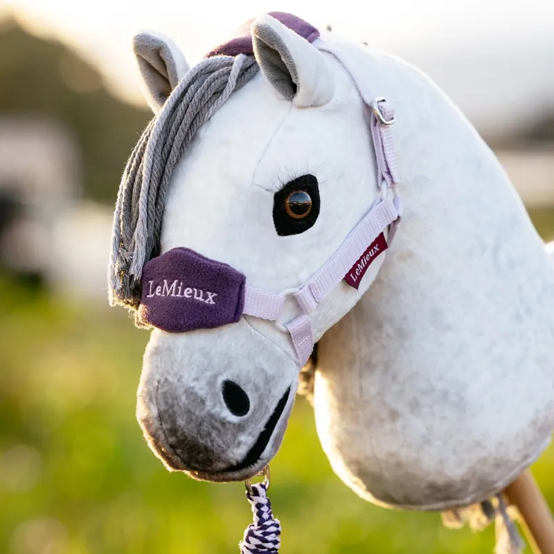 LeMieux Hobby Horse Vogue Halter and Lead Rope Set - Lilac-1