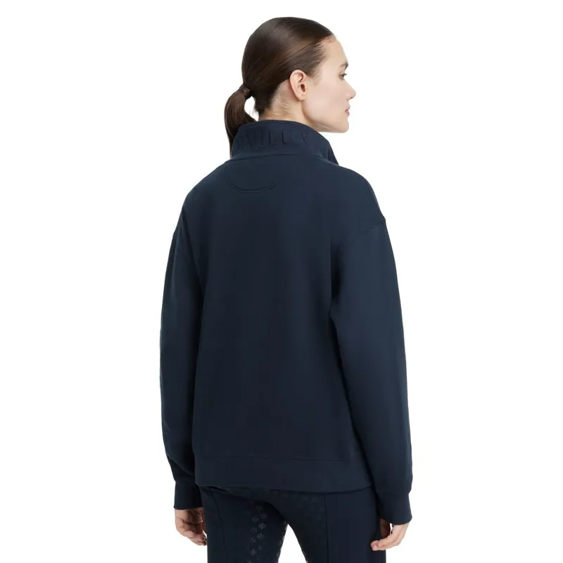 LeMieux Keira Women's Quarter Zip Sweater - Navy-1