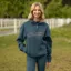 LeMieux Kelsie Women's Quarter Zip Sweater - Jungle