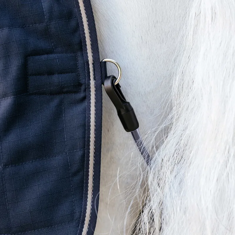 LeMieux Kudos Luxe Lined 100g Stable Blanket - Navy-5