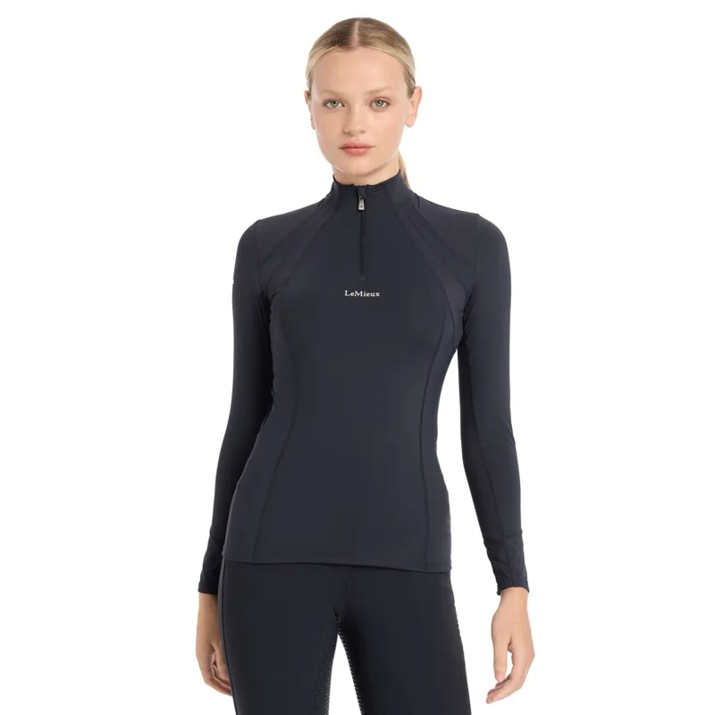 LeMieux Mia Mesh Long Sleeve Women's Base Layer - Navy