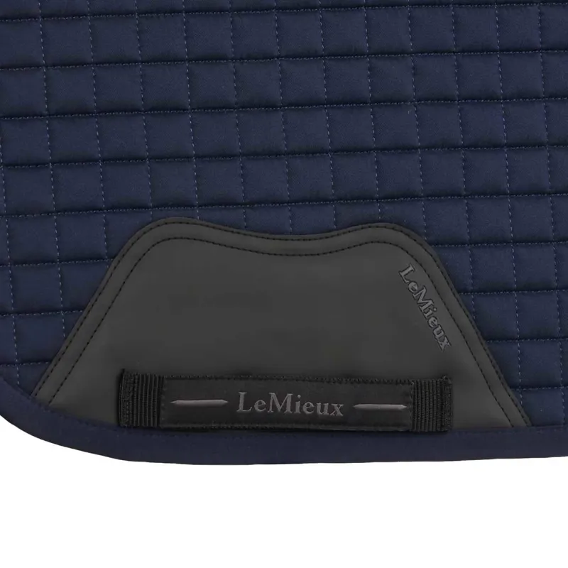 LeMieux Cotton Dressage Saddle Pad - Navy-2