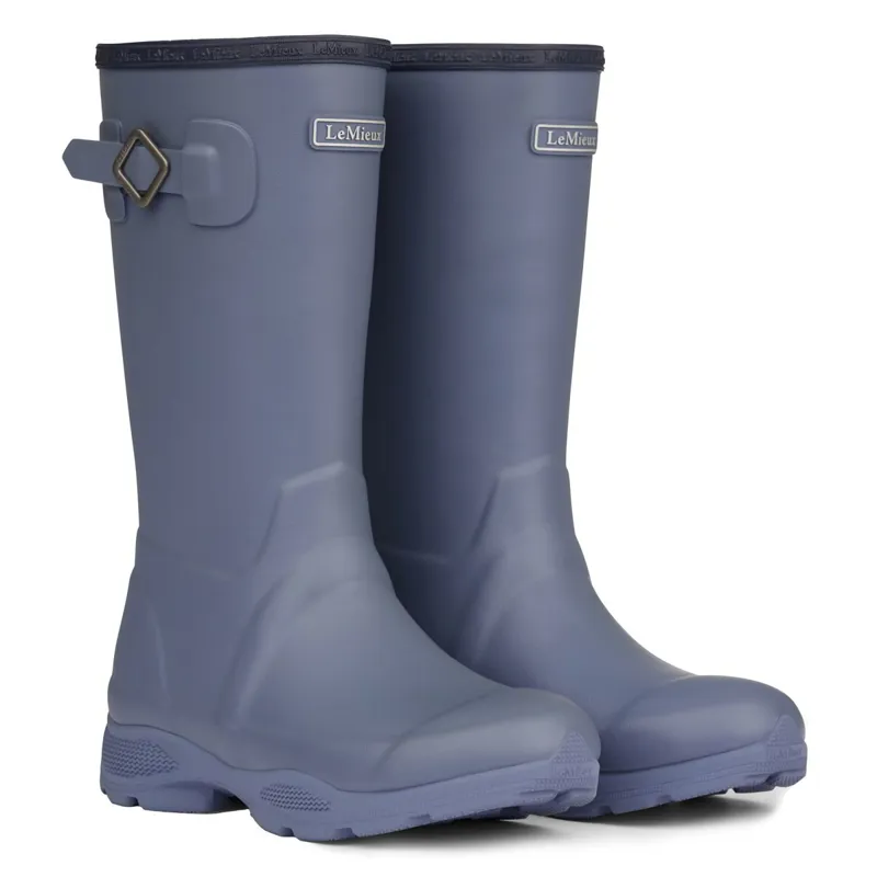 LeMieux Young Rider Ultra Stride Junior Rubber Boots-Jay Blue