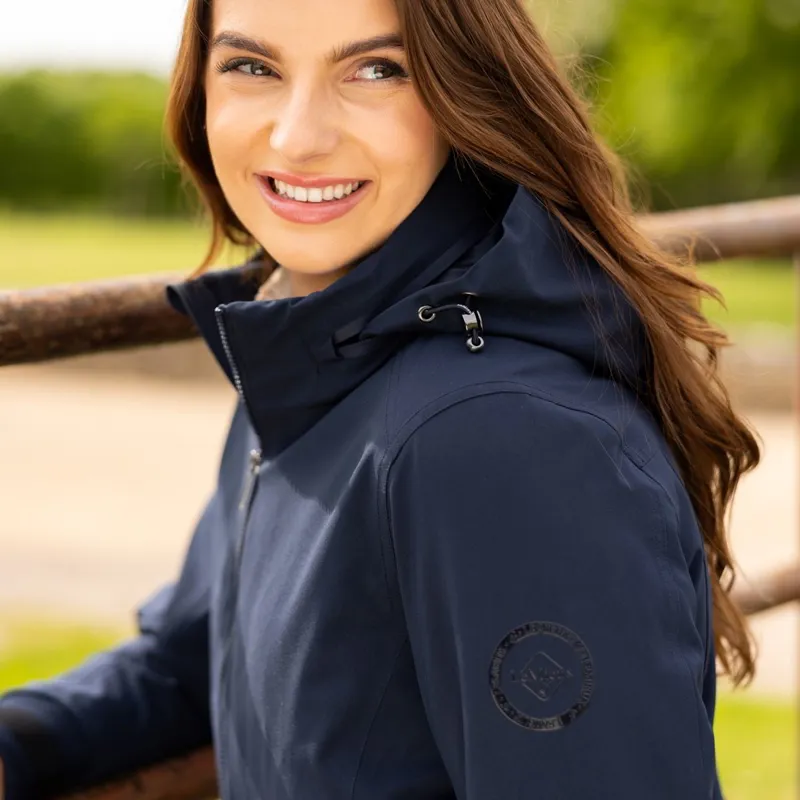 LeMieux Team Women's Waterproof Jacket - Navy-3