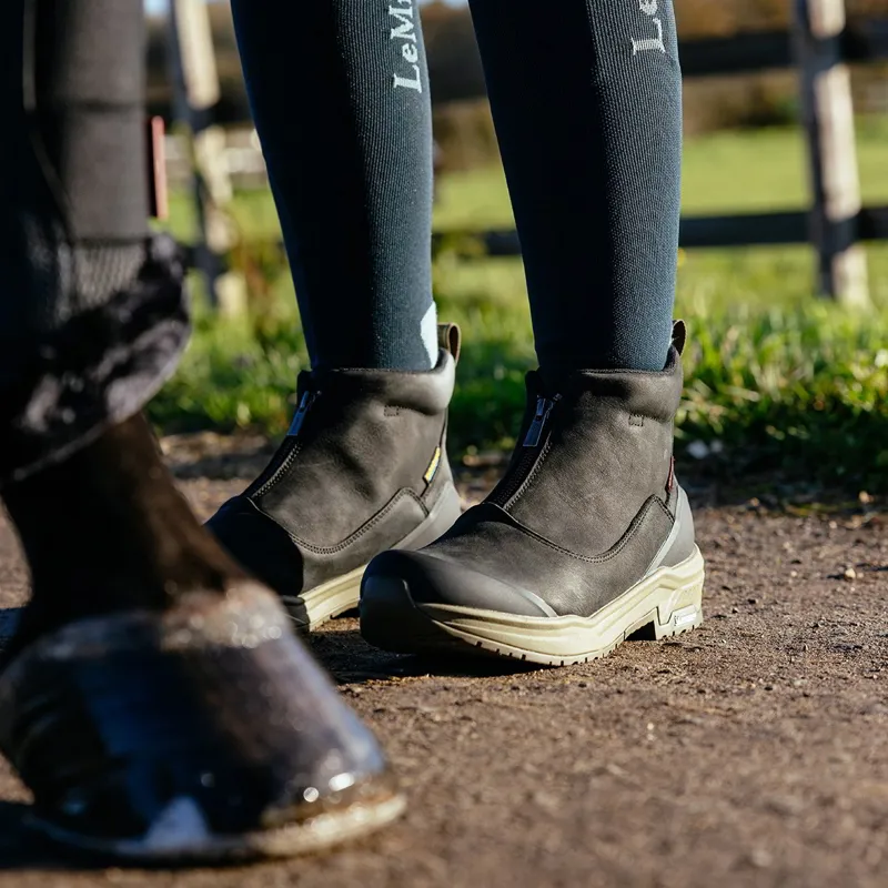 LeMieux Trex Waterproof Ladies Zip Boots - Black-3