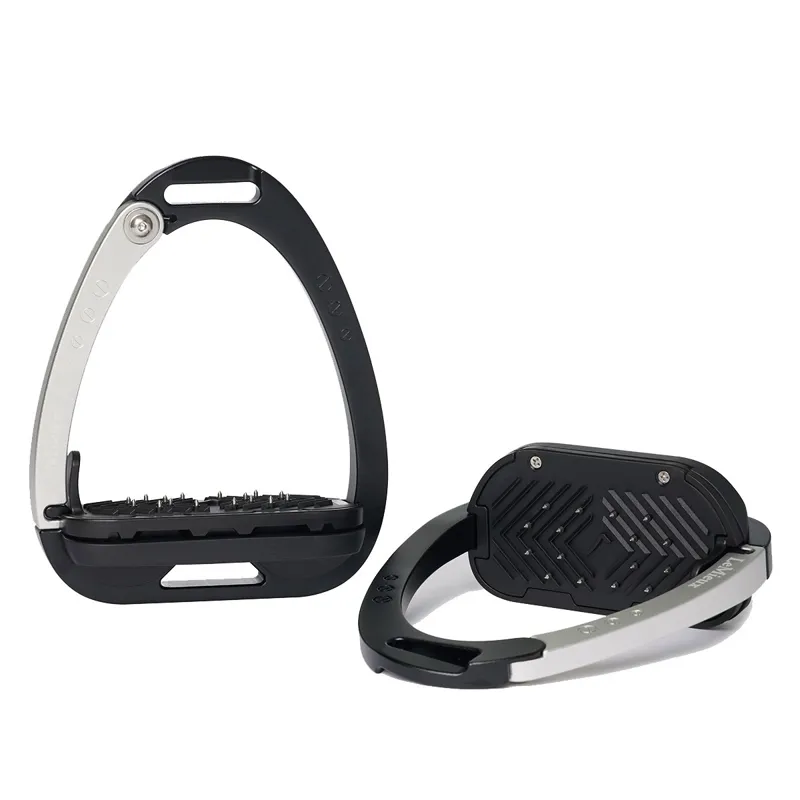 LeMieux Vector Balance Inclined Safety Stirrups - Black/Aluminum-1