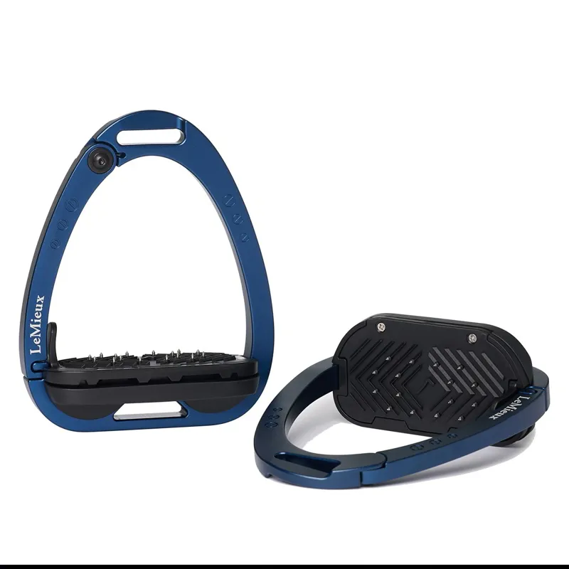 LeMieux Vector Balance Inclined Safety Stirrups - Navy-3