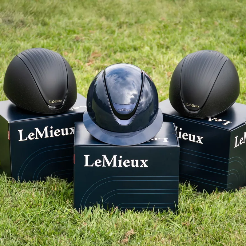 LeMieux Verv Competition Helmet - Gloss Navy-4