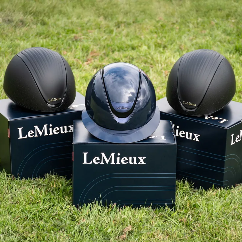 LeMieux Verv Competition Helmet - Gloss Navy-5