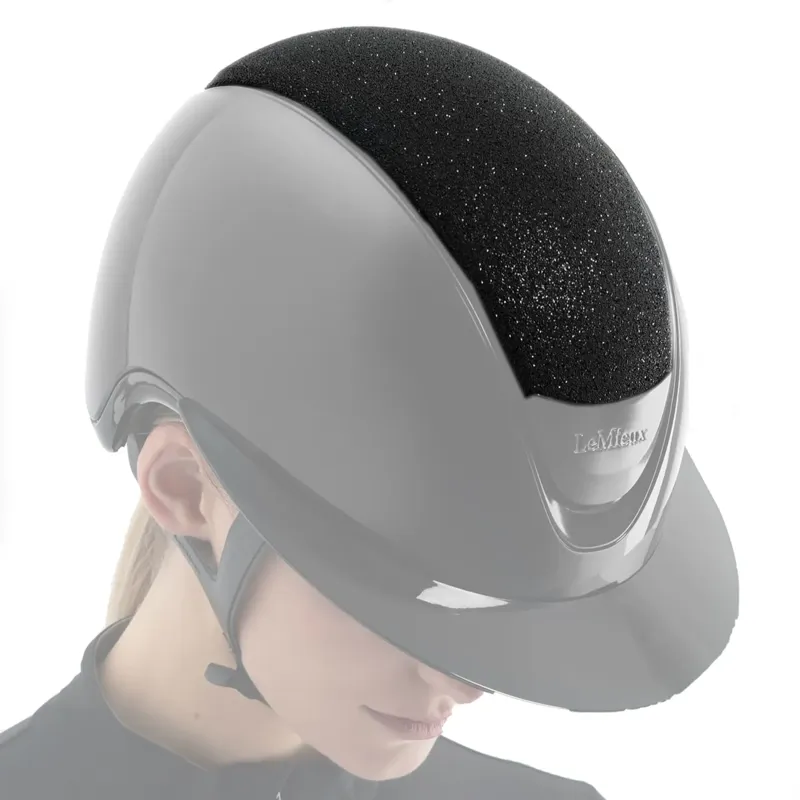 LeMieux Verv Helmet Panel - Brilliance Black