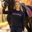 LeMieux Vida Varsity Crew Neck Women's Sweatshirt - Navy