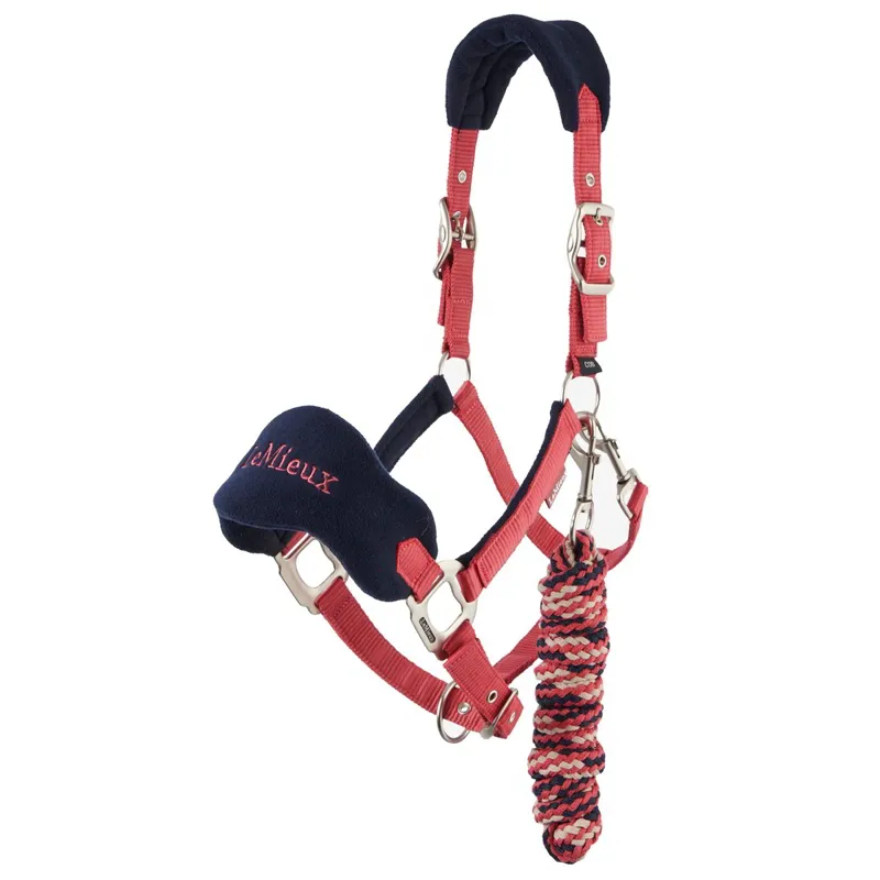 LeMieux Vogue Halter and Lead Rope Set - Cranberry