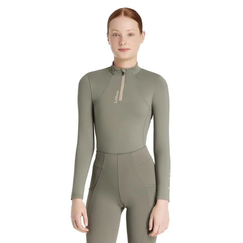 LeMieux Classique Young Rider Long Sleeve Base Layer - Rosemary