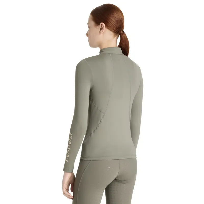 LeMieux Classique Young Rider Long Sleeve Base Layer - Rosemary-2