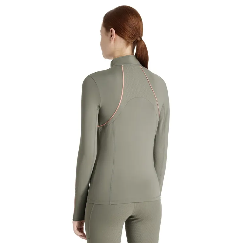 LeMieux Young Rider Mia Mesh Long Sleeve Base Layer - Rosemary-1