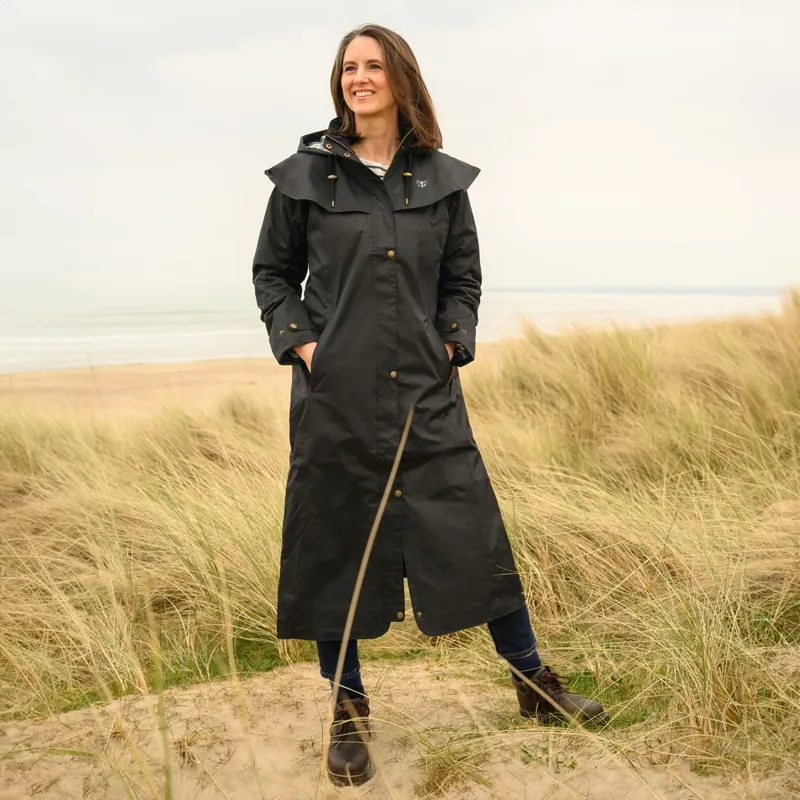 Lighthouse Outback Women's Full Length Waterproof Jacket - Black-1